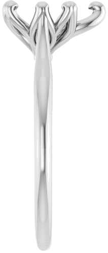 Sužadėtuvių Žiedas „Cathedral-Style Solitaire“ 14k white gold Pear 9mm x 6mm (4)