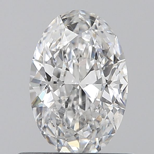 0.5 carat D-SI1 Natūralus Oval Deimantas (1)