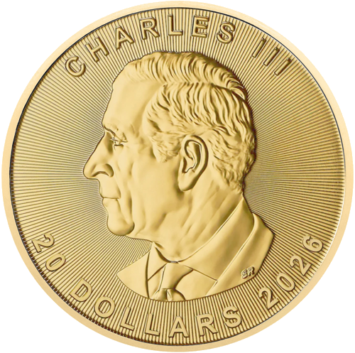 1/2 oz Klevo lapas 2026 Kanada auksinė moneta (2)