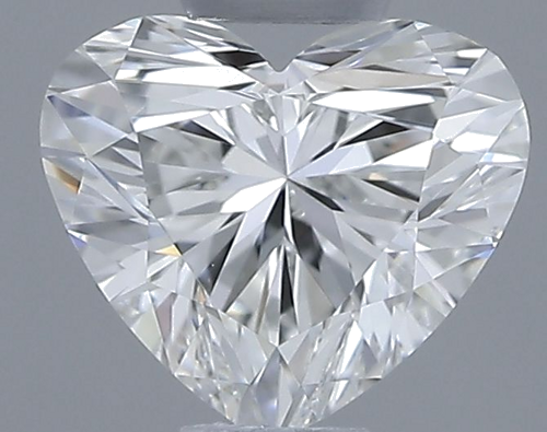 0.44 carat G-VVS2 Natūralus Heart Deimantas (1)