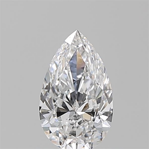 0.53 carat D-VVS2 Natūralus Pear Deimantas (1)
