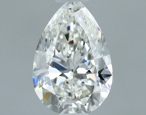 0.42 carat H-IF Natūralus Pear Deimantas (1)