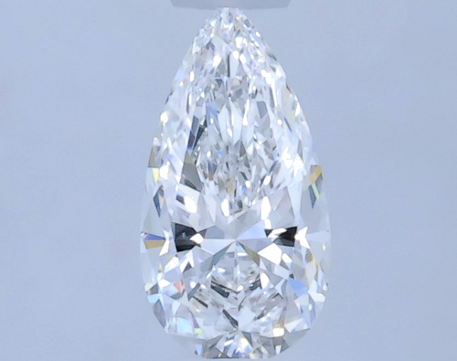 0.3 carat D-VVS2 Natūralus Pear Deimantas (1)