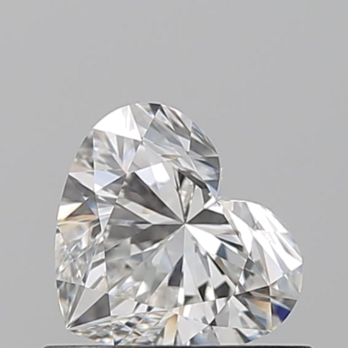 0.53 carat G-VVS1 Natūralus Heart Deimantas (1)