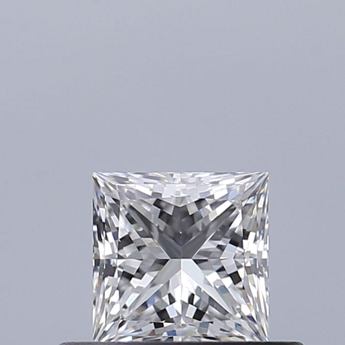 0.41 carat E-VVS1 Natūralus Princess Deimantas (1)