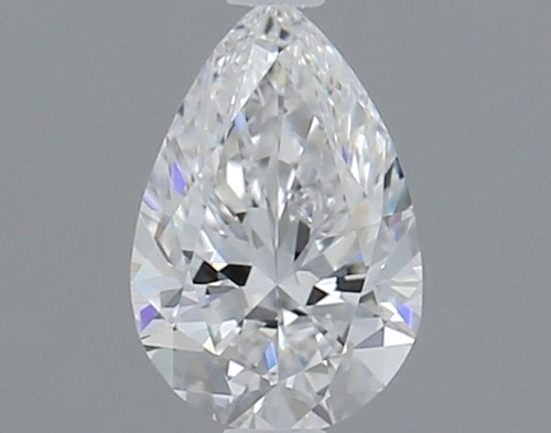 0.34 carat D-VVS1 Natūralus Pear Deimantas (1)
