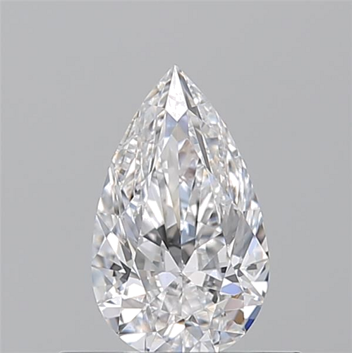 0.5 carat D-VS2 Natūralus Pear Deimantas (1)