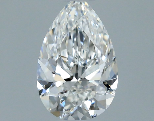 0.4 carat F-VVS1 Natūralus Pear Deimantas (1)