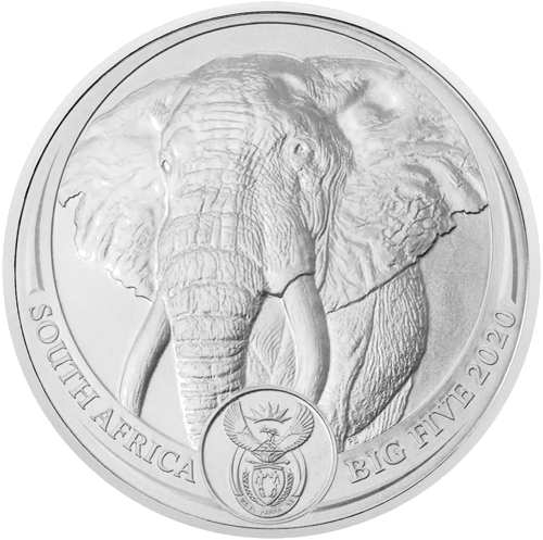 1 oz Elephant (Big Five II) 2020 South Africa Platinum Coin (1)