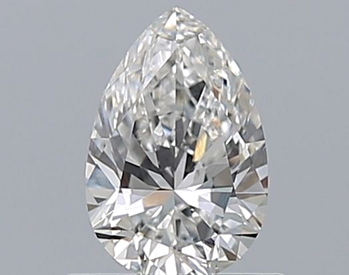 0.7 carat F-VS1 Natūralus Pear Deimantas (1)