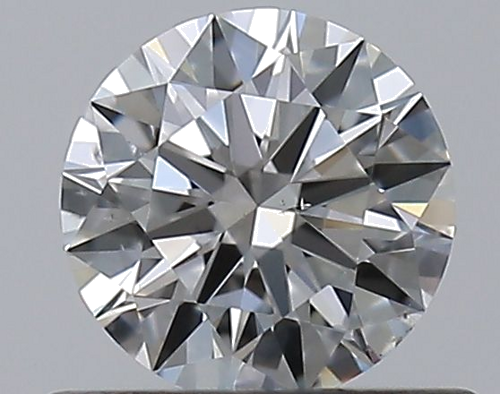 0.53 carat F-SI1 Excellent cut Natūralus Round Deimantas (1)