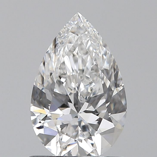 0.8 carat D-VVS2 Natūralus Pear Deimantas (1)