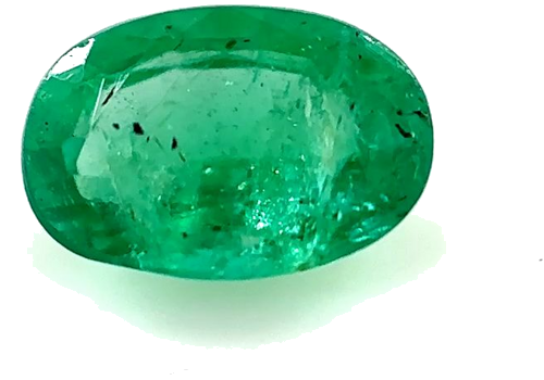 0.52 carat GREEN Oval Smaragdas (1)