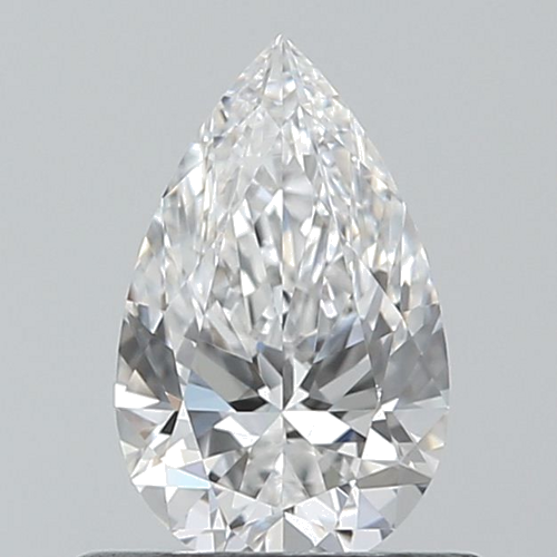 0.5 carat D-IF Natūralus Pear Deimantas (1)