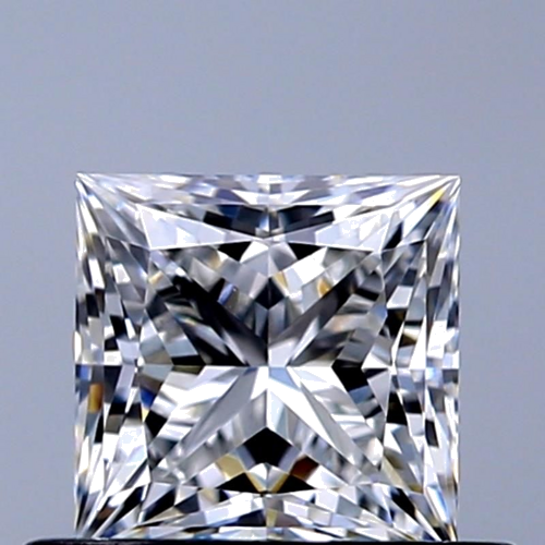 0.58 carat E-VS2 Natūralus Princess Deimantas (1)