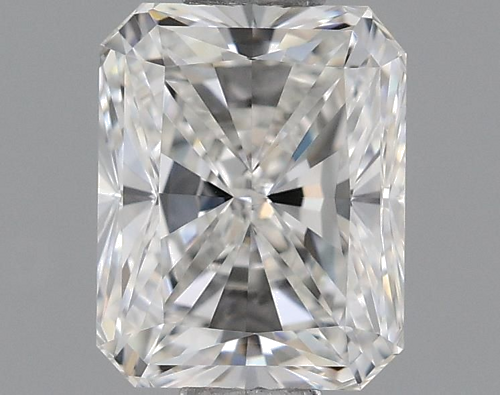 1.02 carat F-VVS1 Natūralus Radiant Deimantas (1)