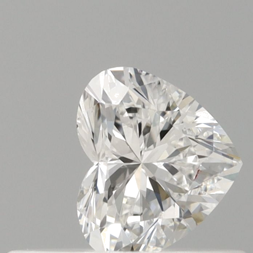 0.3 carat E-VVS2 Natūralus Heart Deimantas (1)