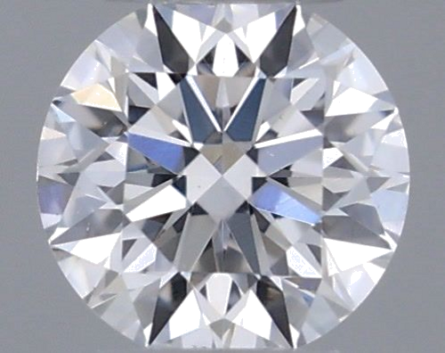 0.19 carat D-VVS2 Very Good cut Natūralus Round Deimantas (1)