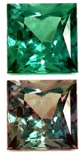 0.1 carat GREEN Square Alexandrite (1)