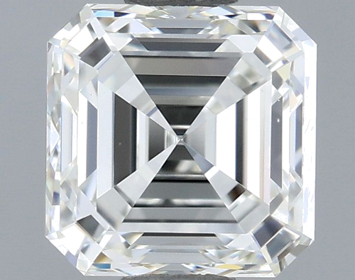 1.01 carat I-VS1 Natūralus Asscher Deimantas (1)