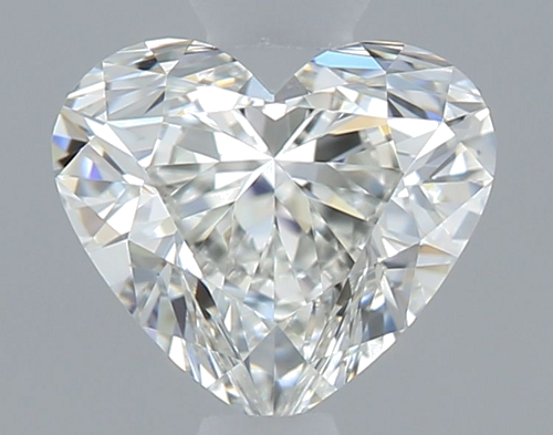 0.42 carat H-IF Natūralus Heart Deimantas (1)
