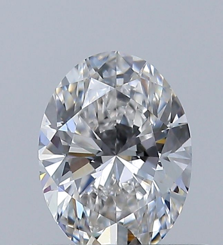 0.5 carat F-VVS2 Natūralus Oval Deimantas (1)