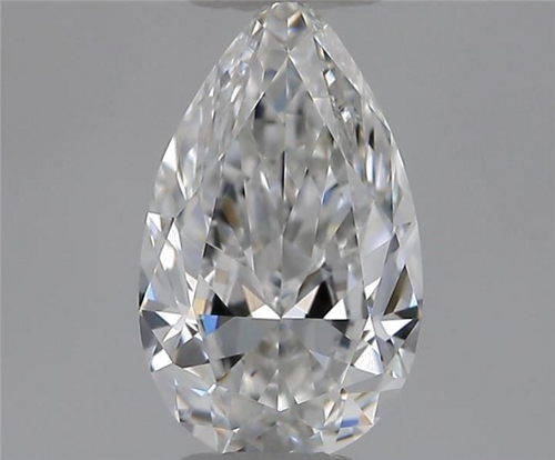 0.4 carat E-VVS2 Natūralus Pear Deimantas (1)