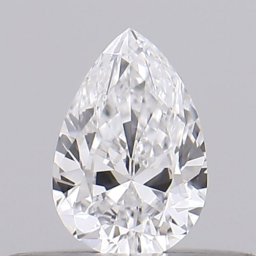 0.23 carat D-VVS2 Natūralus Pear Deimantas (1)
