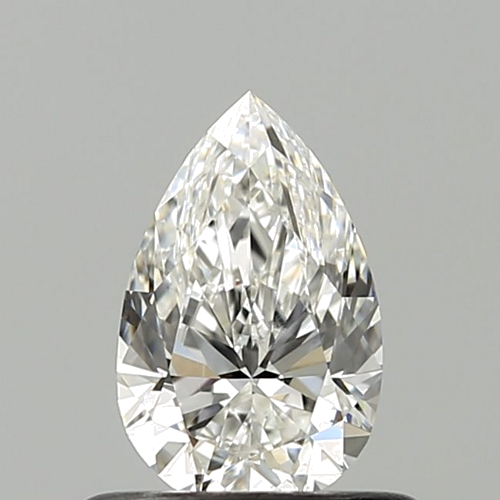 0.5 carat G-SI1 Natūralus Pear Deimantas (1)