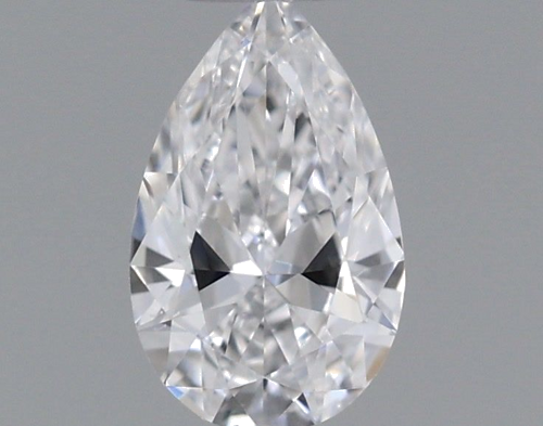 0.2 carat D-VS2 Natūralus Pear Deimantas (1)