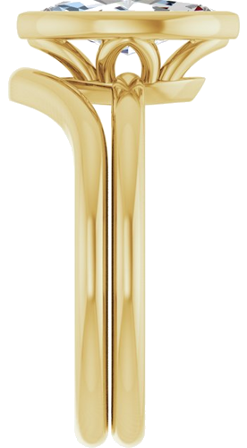 Sužadėtuvių Žiedas „Bezel-Set“ 14k yellow gold Marquise 10.5mm x 5.5mm (9)