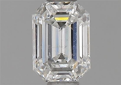 0.4 carat F-SI1 Natūralus Emerald Deimantas (1)