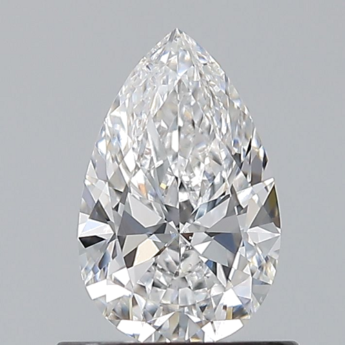 0.7 carat D-VS2 Natūralus Pear Deimantas (1)