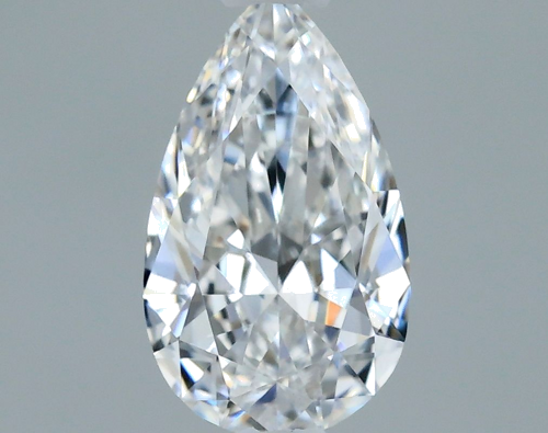 0.4 carat E-VVS2 Natūralus Pear Deimantas (1)