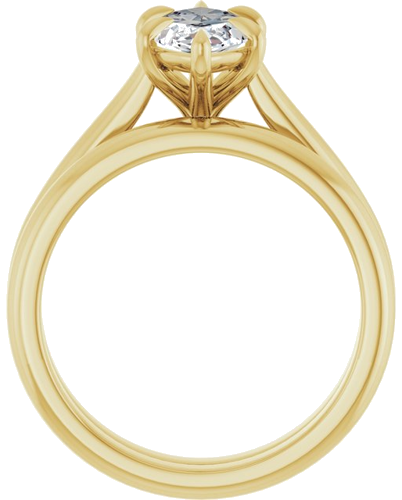 Sužadėtuvių Žiedas „Claw-Prong“ 14k yellow gold Marquise 12mm x 6mm (7)