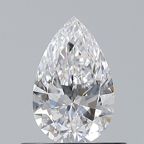 0.5 carat D-VVS2 Natūralus Pear Deimantas (1)