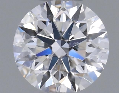 0.37 carat F-SI1 Excellent cut Natūralus Round Deimantas (1)
