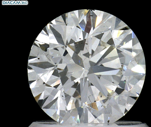 0.97 carat I-SI1 Excellent cut Natūralus Round Deimantas (1)