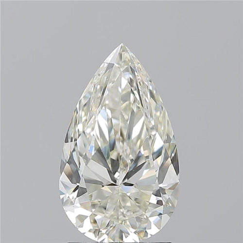 2.03 carat K-VS2 Natūralus Pear Deimantas (1)