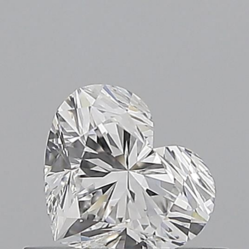 0.5 carat E-VVS2 Natūralus Heart Deimantas (1)