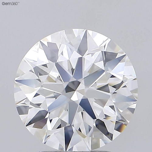 3.09 carat H-VVS1 Excellent cut Natūralus Round Deimantas (1)
