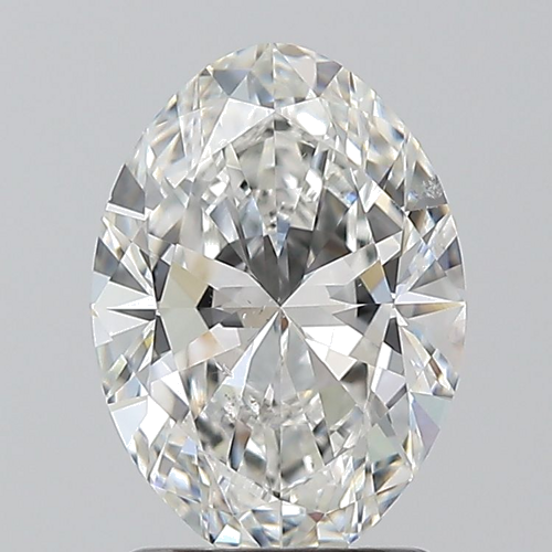 1.5 carat F-SI1 Natūralus Oval Deimantas (1)