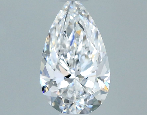 0.5 carat D-VVS2 Natūralus Pear Deimantas (1)