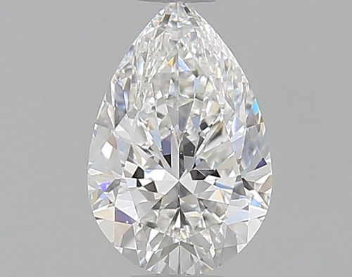 0.51 carat E-VVS1 Natūralus Pear Deimantas (1)