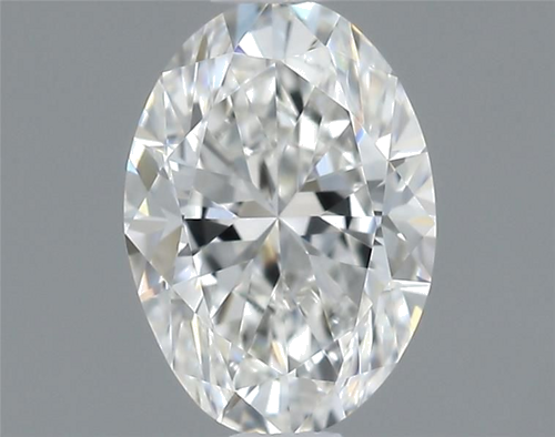 0.4 carat F-VVS2 Natūralus Oval Deimantas (1)