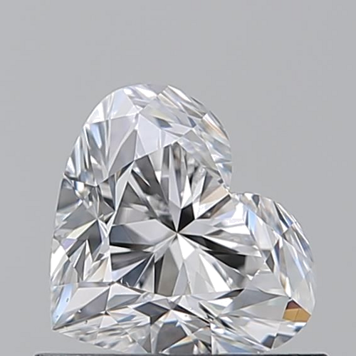 0.7 carat D-SI1 Natūralus Heart Deimantas (1)