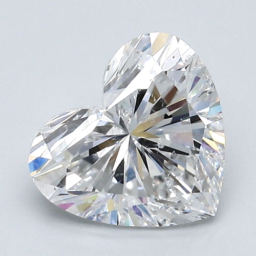 2.5 carat E-SI2 Natūralus Heart Deimantas (1)