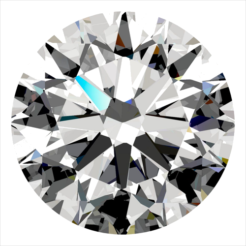 0.3 carat D-VVS2 Very Good cut Natūralus Round Deimantas (1)