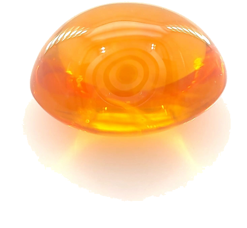3.28 carat YELLOW CABOCHON cut Oval Safyras (1)