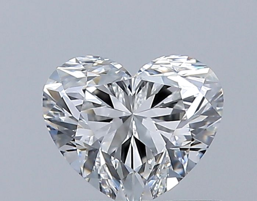 0.56 carat F-VS1 Natūralus Heart Deimantas (1)